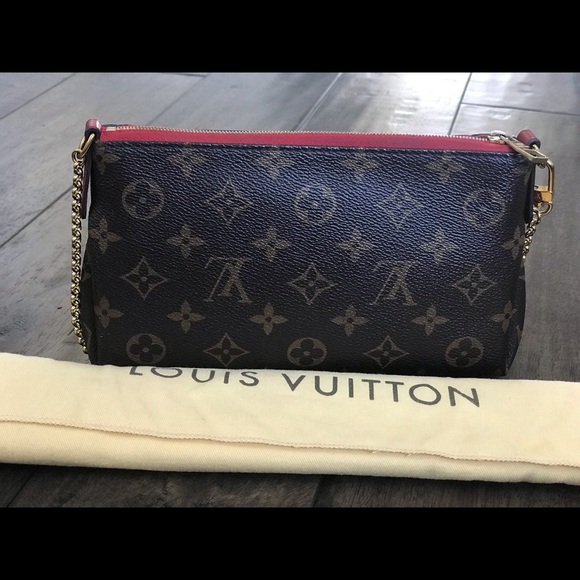 💯 Auth Louis Vuitton Pallas Clutch Cross body - Picture 2 of 8